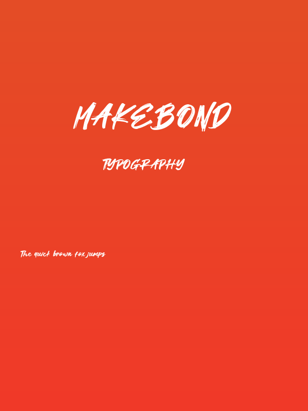 Makebond Poster