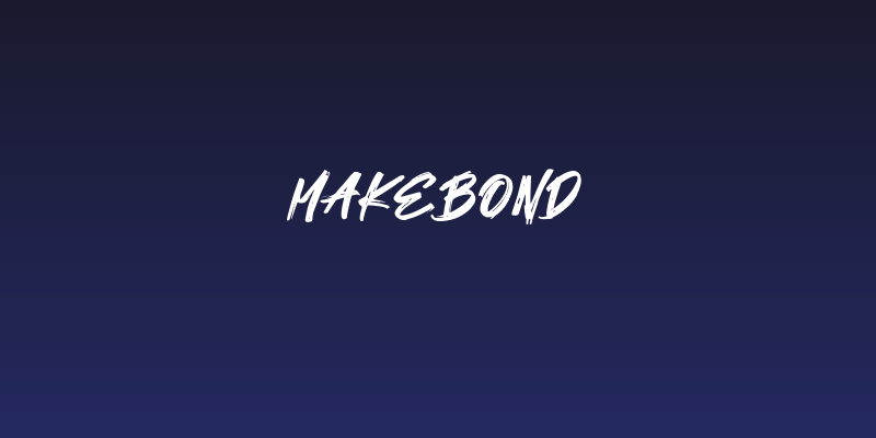 Makebond Social Header