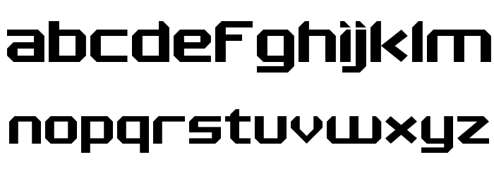 Maken Bold Font LOWERCASE