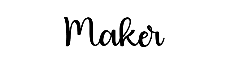 Maker  免费字体下载