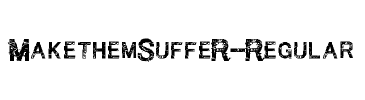 MakethemSuffeR-Regular Font