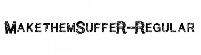 MakethemSuffeR-Regular  नि: शुल्क फ़ॉन्ट्स डाउनलोड