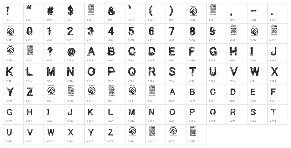 MakethemSuffeR-Regular Character Map