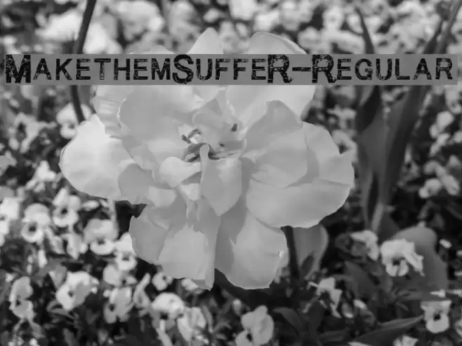 MakethemSuffeR-Regular Font examples