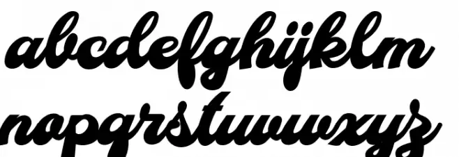 Makeup Personal Use Regular Font LOWERCASE