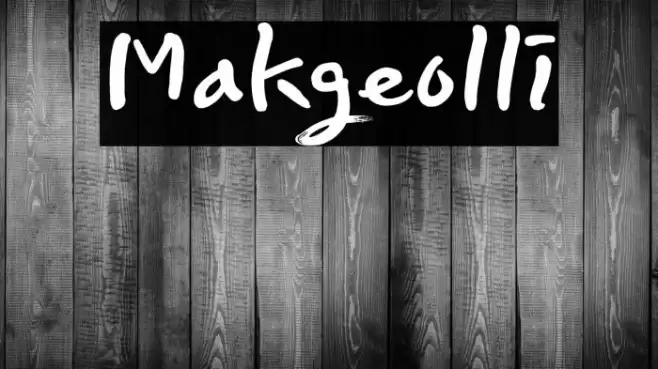 Makgeolli Polices examples