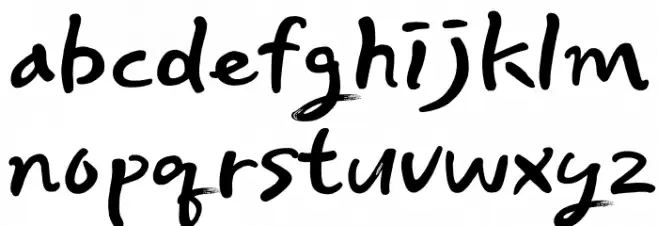 Makgeolli Font Litere mici