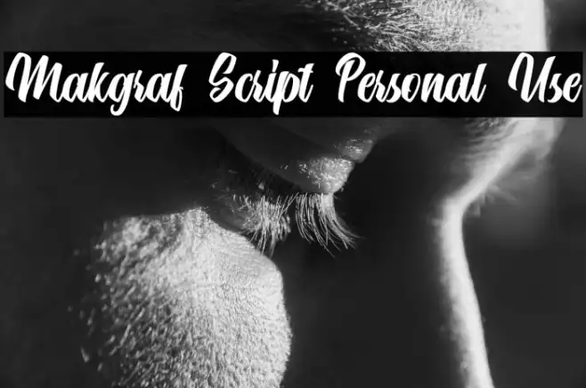 Makgraf Script Personal Use Example 1