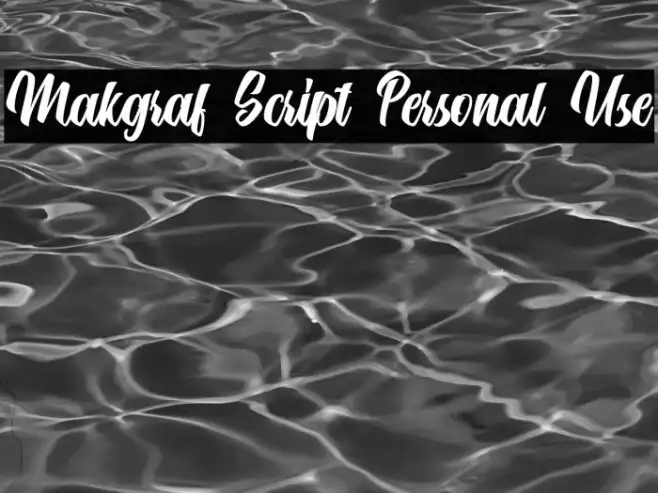 Makgraf Script Personal Use Example 2
