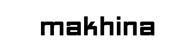 Makhina  font caratteri gratis