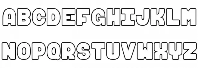 Maki & Fugu Font Litere mari