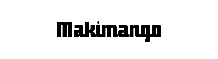 Makimango  Descarca Fonturi Gratis