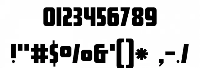 Makimango Font OTHER CHARS