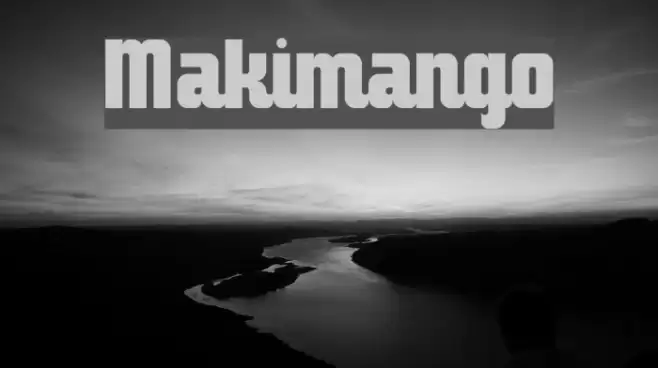 Makimango Font examples