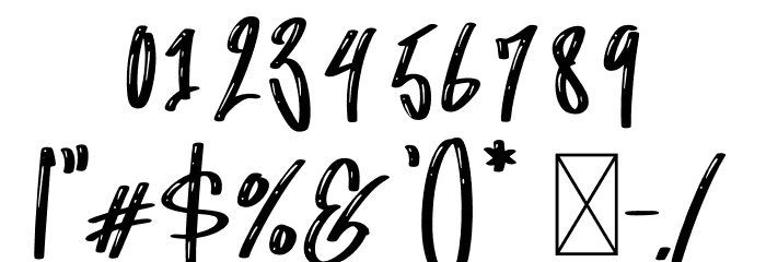 Making Bomber Font OTHER CHARS