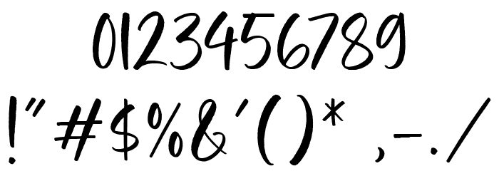 Making Cookies Font OTHER CHARS