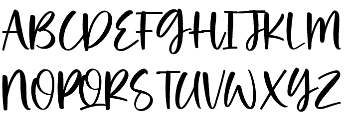 Making Cookies Font UPPERCASE