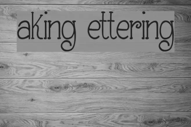 Making Lettering_DEMO Font examples