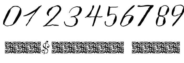 Making a List, Checking It Twice Font OTHER CHARS