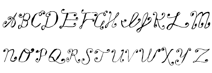 Making a List, Checking It Twice Font LOWERCASE