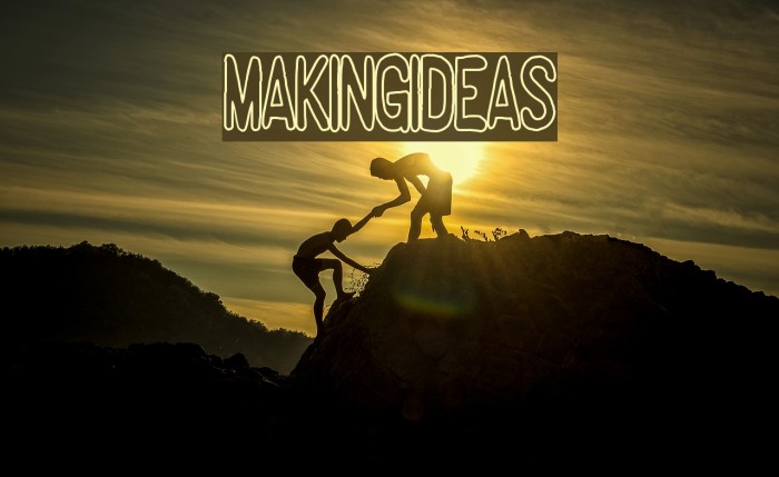 MakingIdeas Font examples