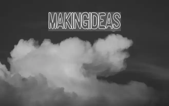 MakingIdeas Font examples