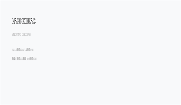 MakingIdeas Business Card