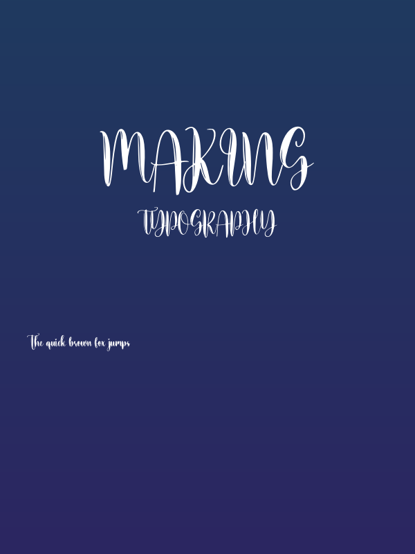 Making Poster