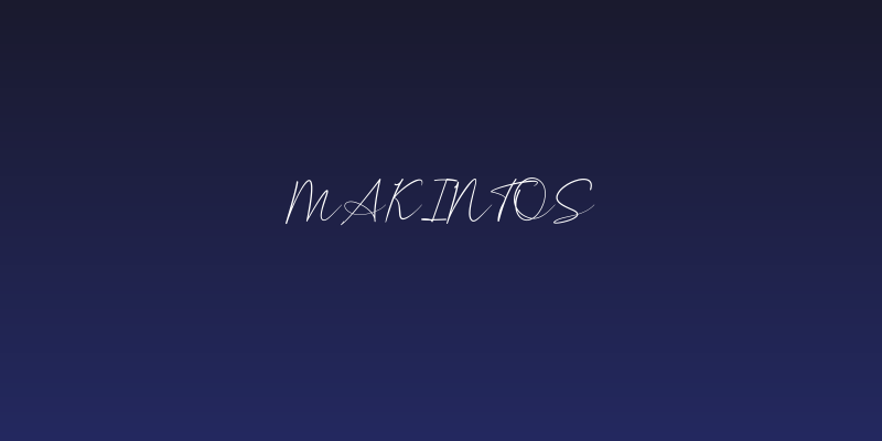 Makintos Social Header
