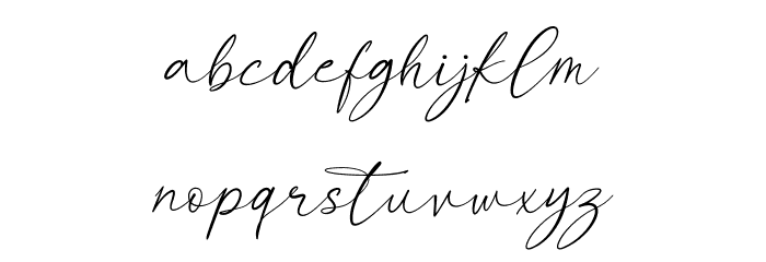 Makintos Font LOWERCASE