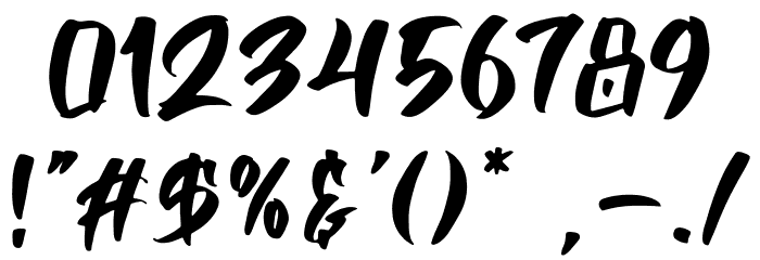 Makise Font OTHER CHARS