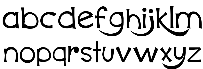 Makjun Sangkut Font LOWERCASE
