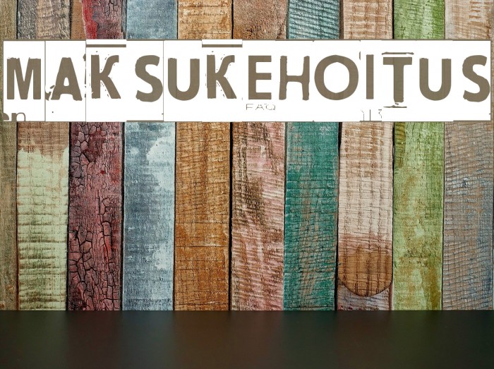 Maksukehoitus Font examples