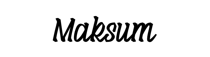 Maksum  Free Fonts Download