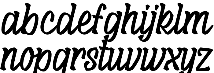 Maksum Font LOWERCASE