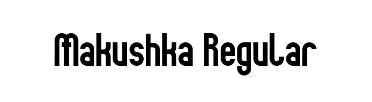 Makushka Regular  Frei Schriftart Herunterladen