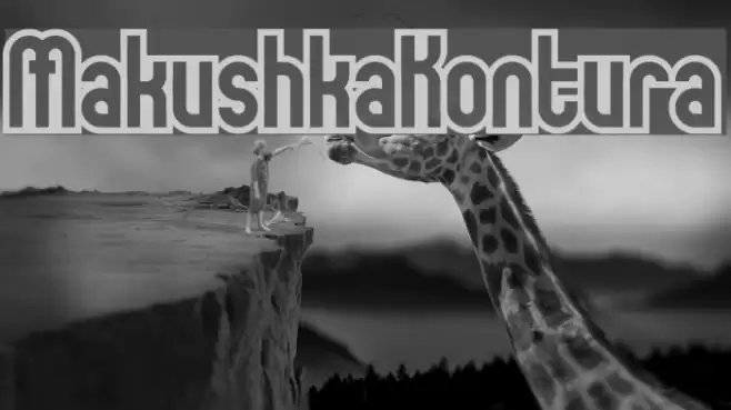 MakushkaKontura Font examples