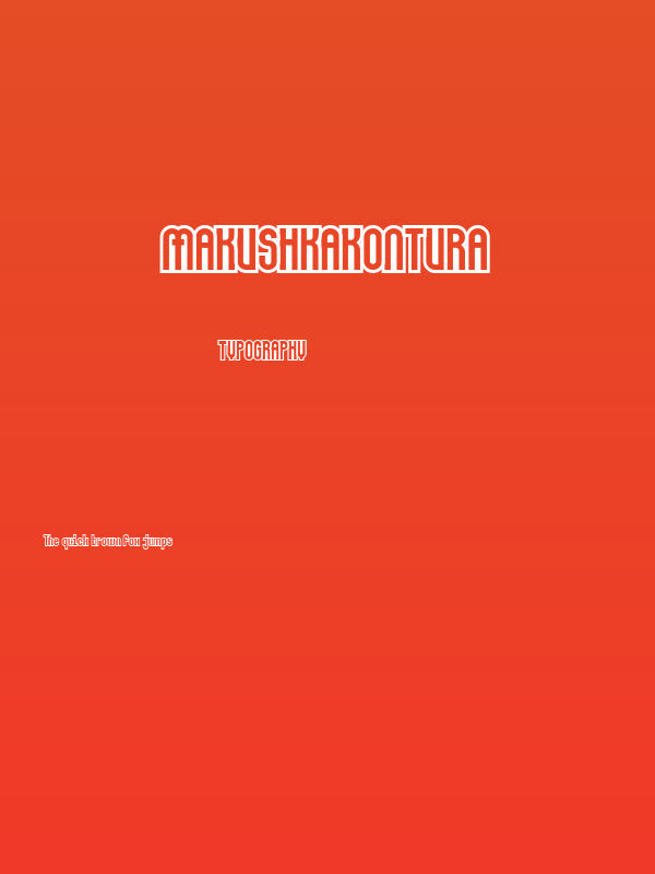 MakushkaKontura Poster