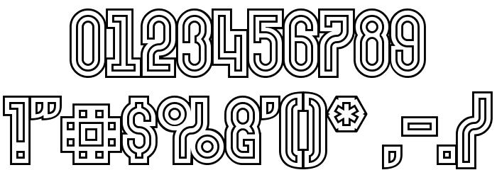 MakushkaQuadriga Font OTHER CHARS