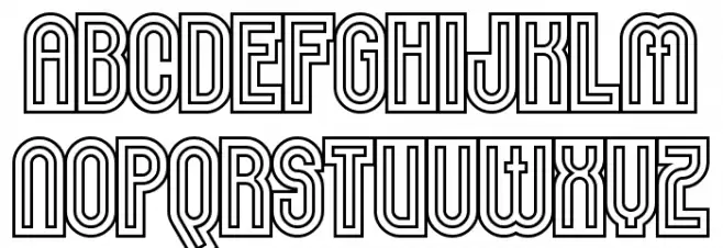 MakushkaQuadriga Schriftart Groß