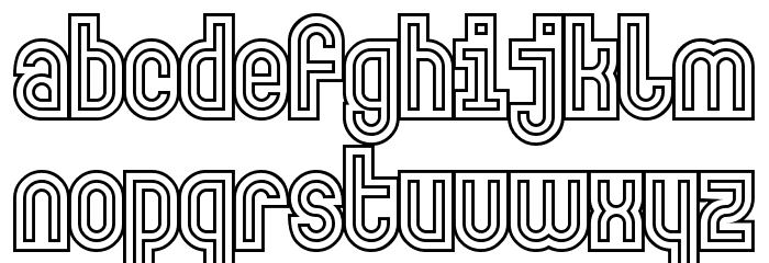 MakushkaQuadriga Font LOWERCASE