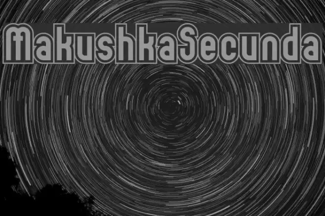 MakushkaSecunda Font examples