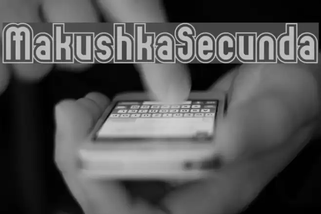 MakushkaSecunda Font examples
