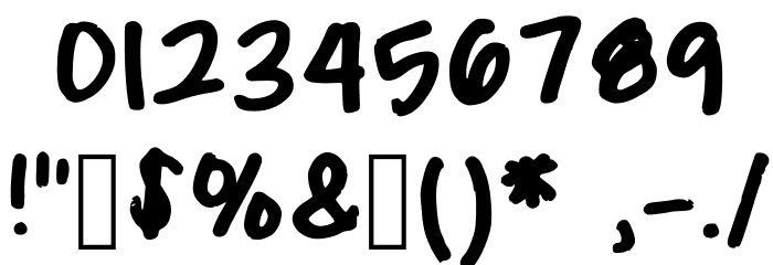 Makynna Regular Font OTHER CHARS