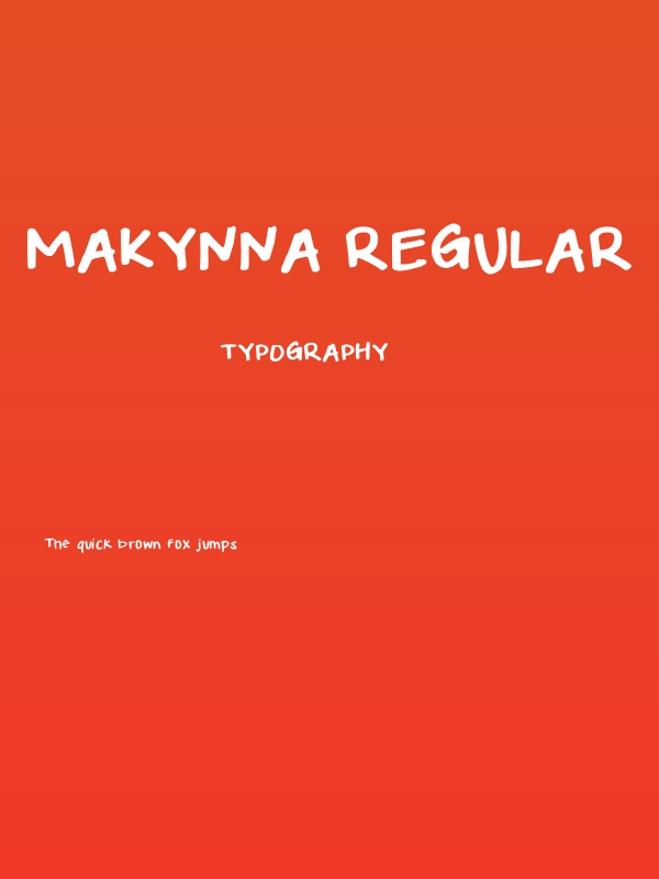 Makynna Regular Poster
