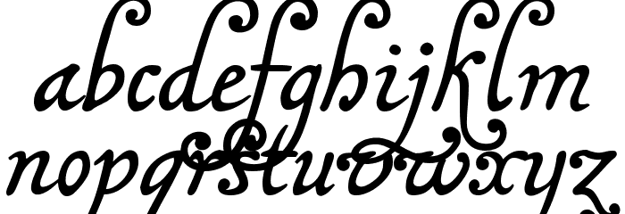 MalaTestaCK Font LOWERCASE