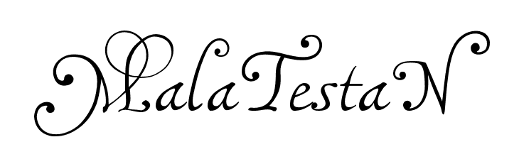 MalaTestaN Шрифта