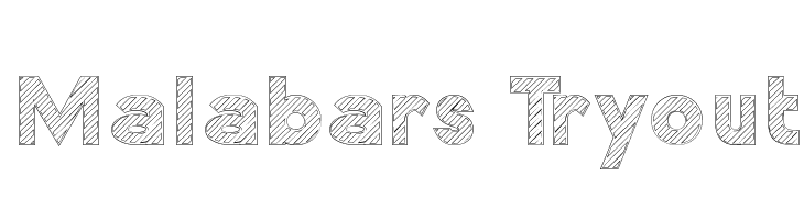 Malabars Tryout  baixar fontes gratis