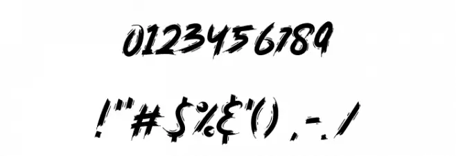 Malabo Regular Font Alte caractere