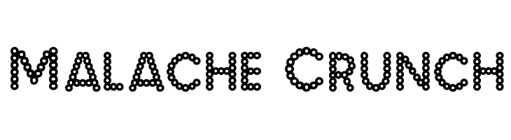 Malache Crunch  フリーフォントのダウンロード